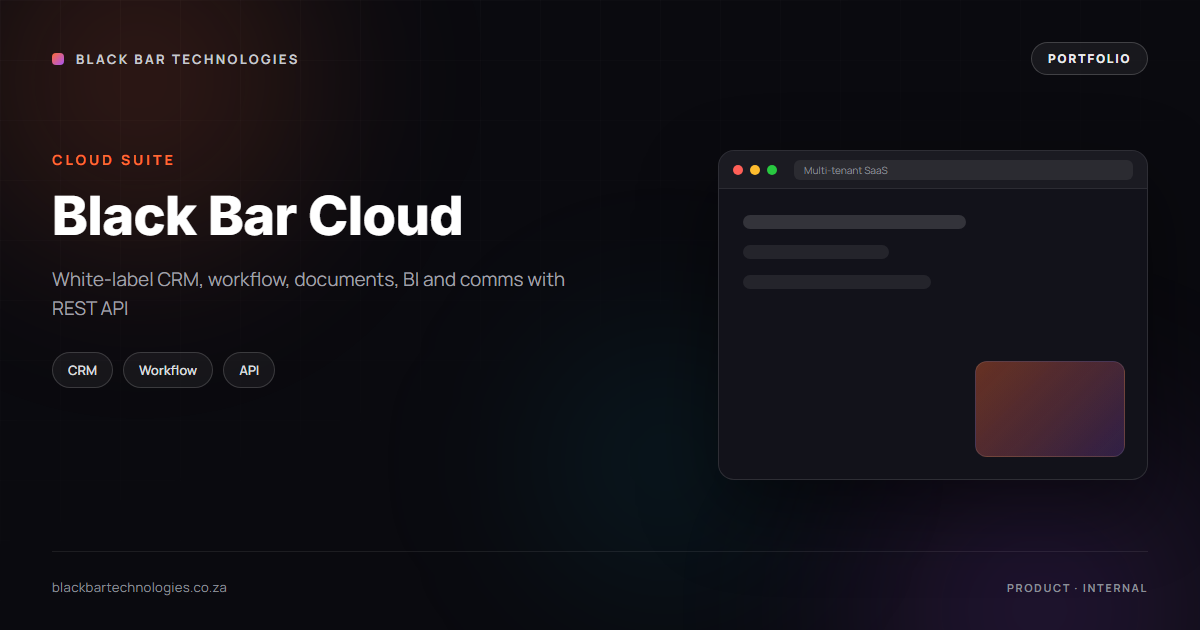 Black Bar Cloud featured image