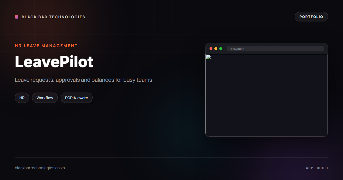 LeavePilot screenshot
