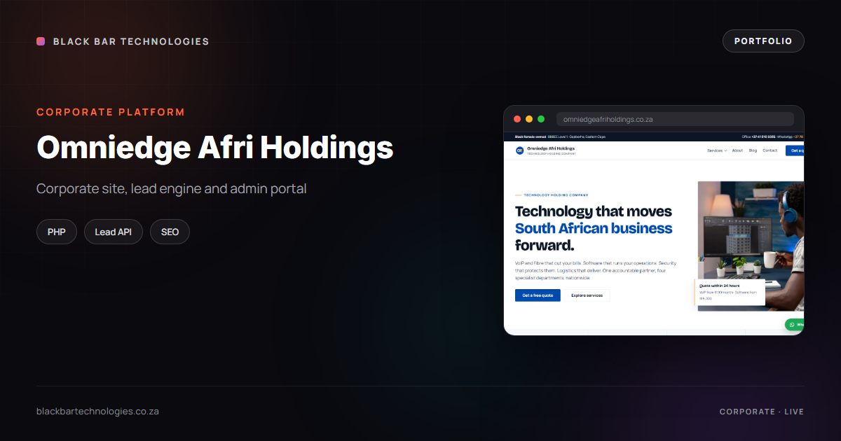Omniedge Afri Holdings featured image