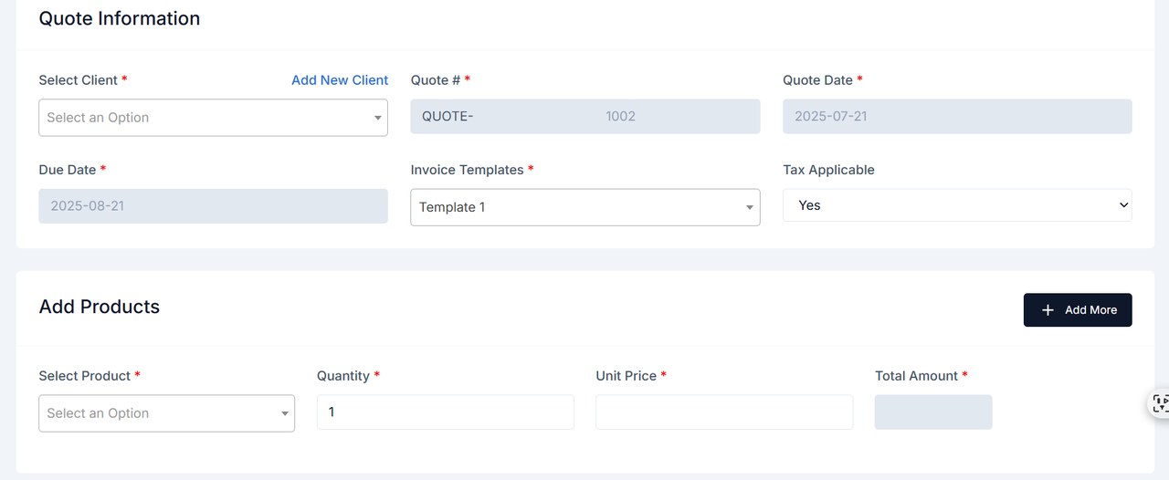 CRM Pro screenshot